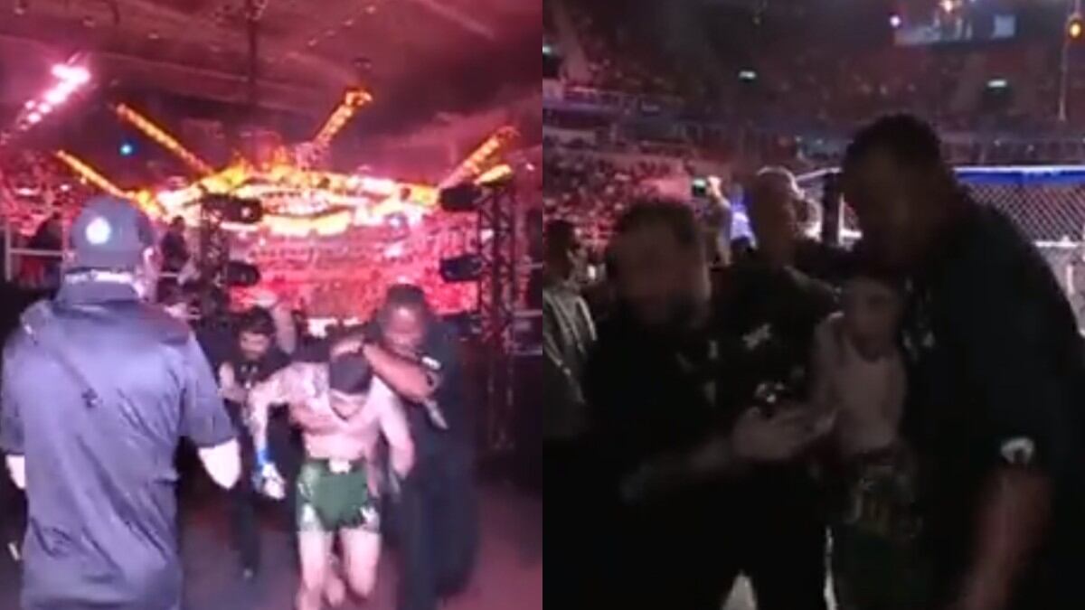 Moreno tuvo que salir resguardado I UFC