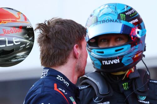 Video: Verstappen encaró a Russell por impacto en carrera sprint