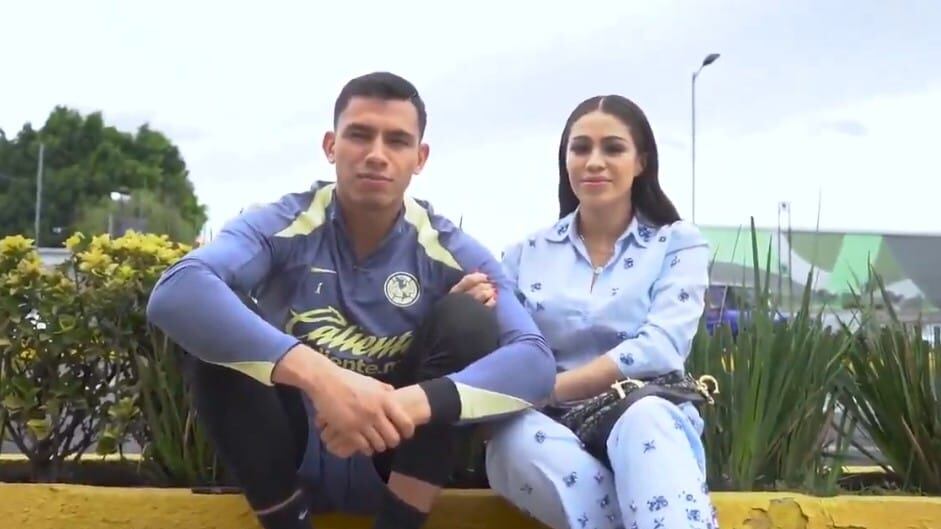 Malagón reapareció junto a su esposa.