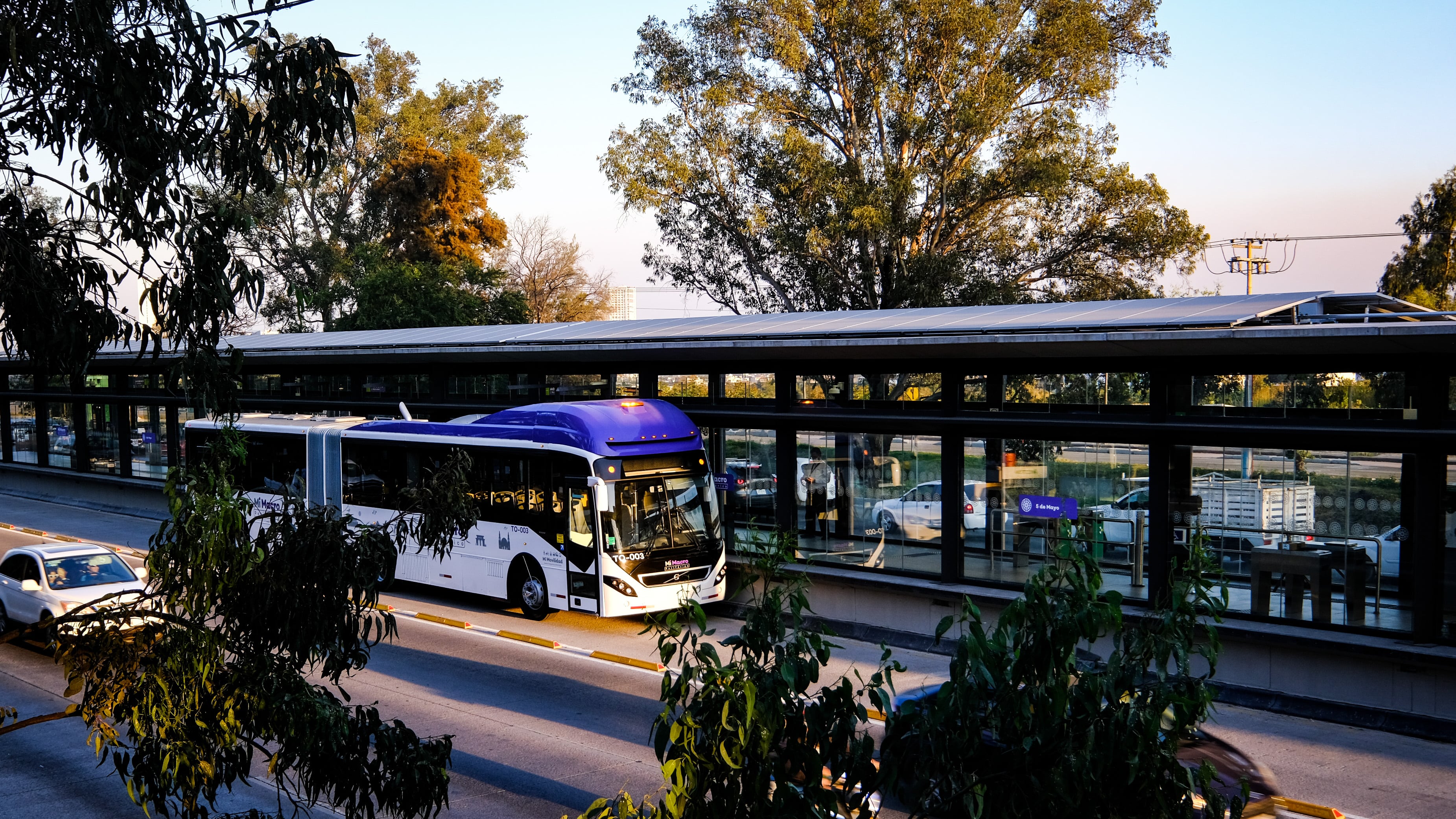 El sistema de transporte cumple dos años.