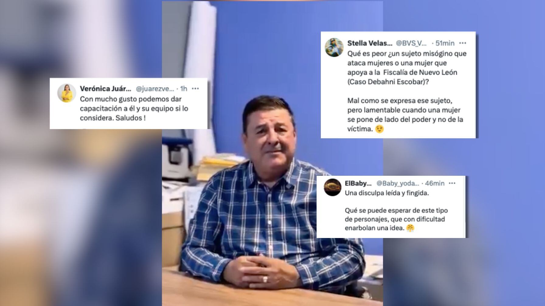 La frase fue grabada en video y se volvió viral en redes sociales.