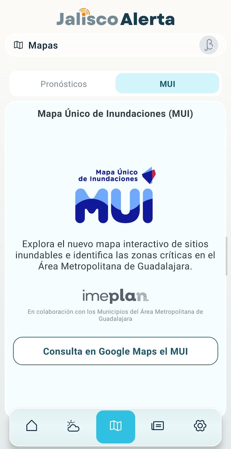 El mapa identifica zonas con antecedentes de inundación en el AMG. ESPECIAL