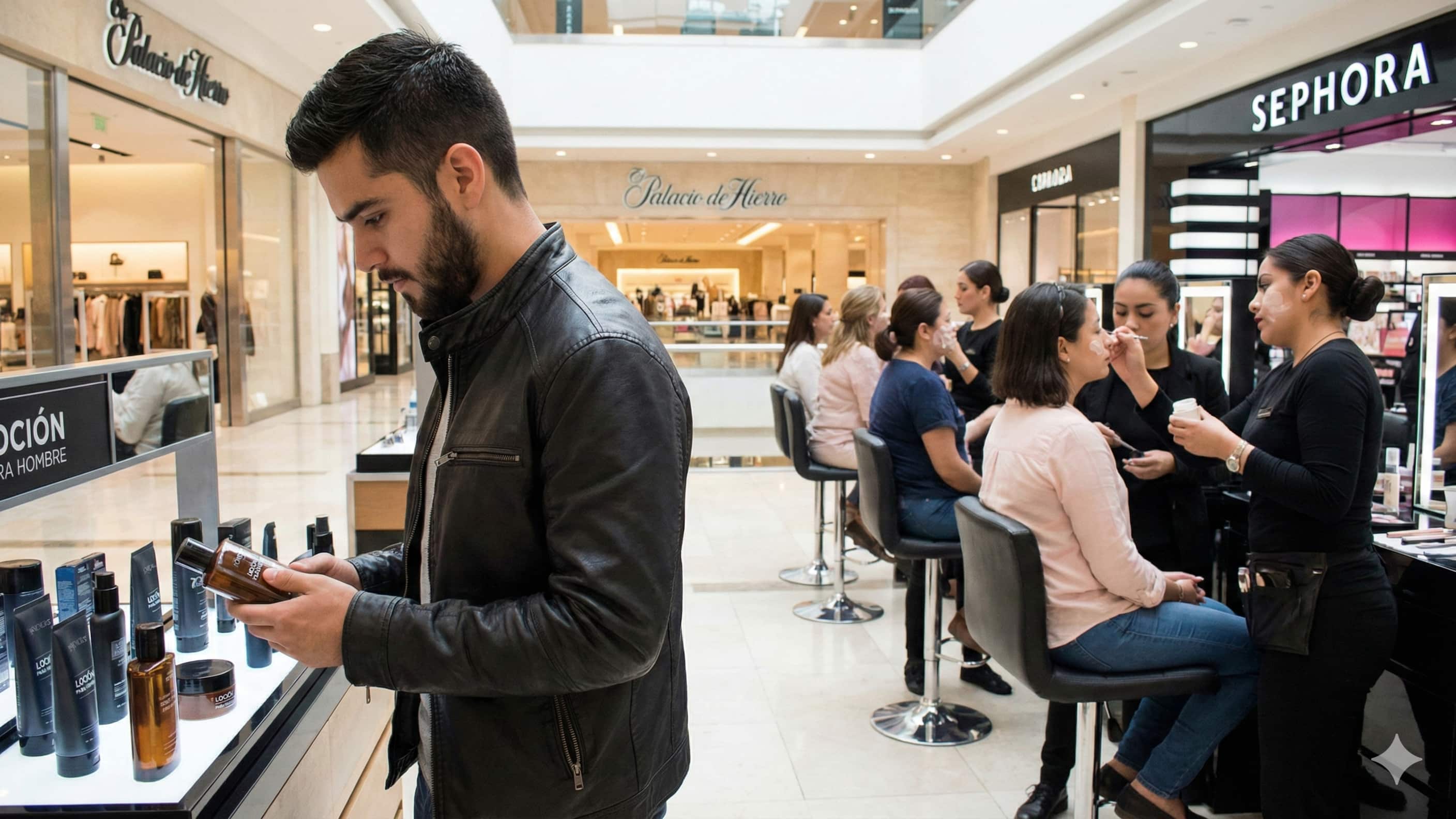 Hombres dejaron de ser tímidos y gastarán en belleza una suma que iguala pago de 2.5 millones de pensiones del Bienestar.