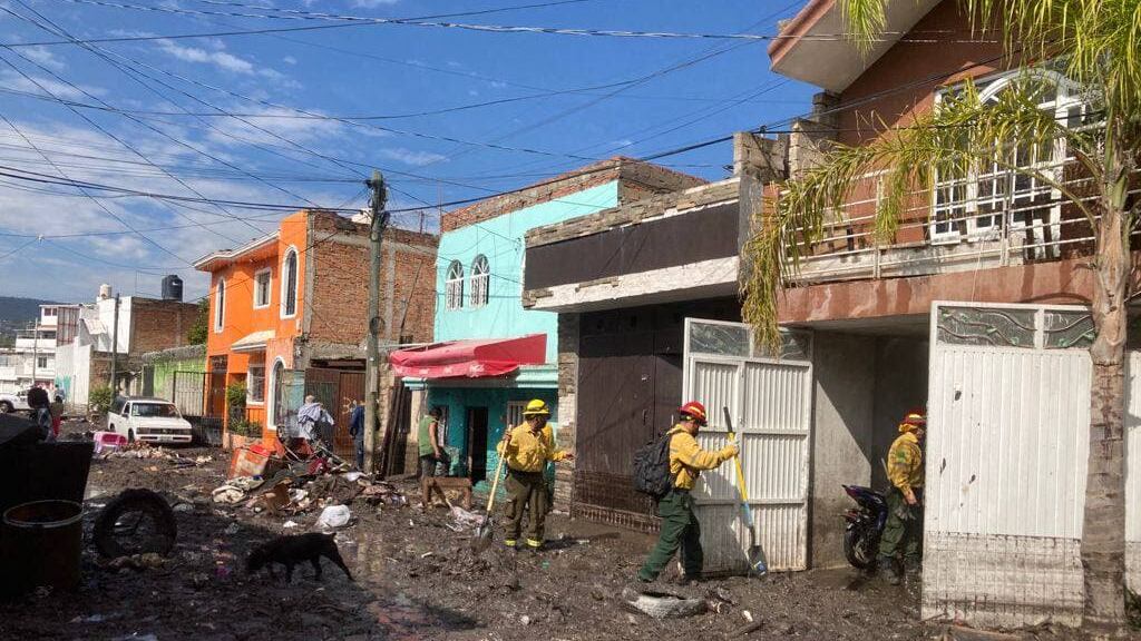Fue una gran cantidad de agua la que se precipitó desde las zonas altas del bosque de La Primavera y saturaron el arroyo provocando el desbordamiento.