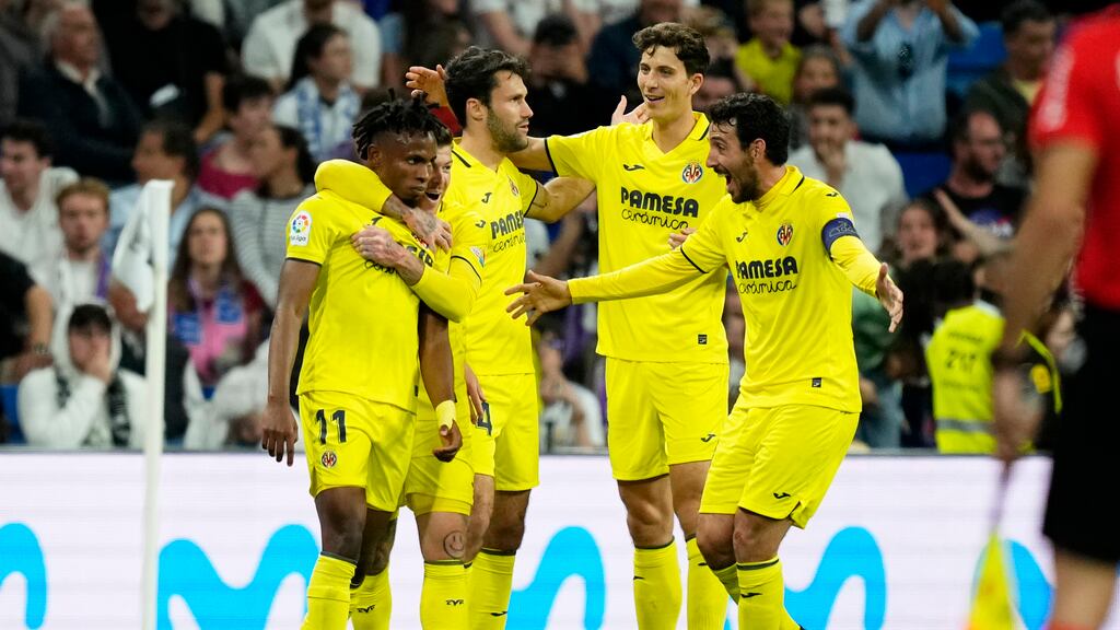 Villarreal remontó al Real Madrid en el Bernabéu.