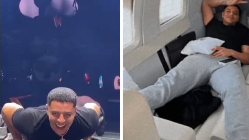 Eduin Caz de Grupo Firme se lesiona tras ‘perrear hasta el piso’