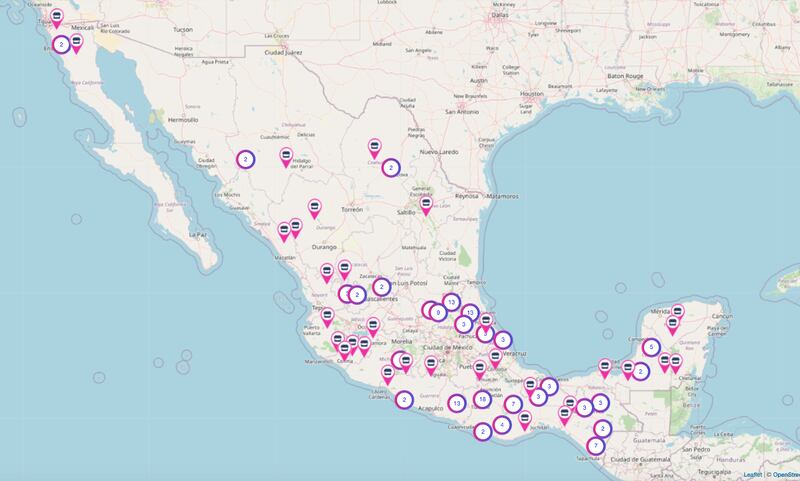Cobertura y puntos del internet de CFE (CFE)