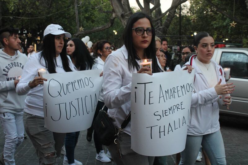 Funeral de Thalía Cornejo, asesinada en Salvatierra, Guanajuato