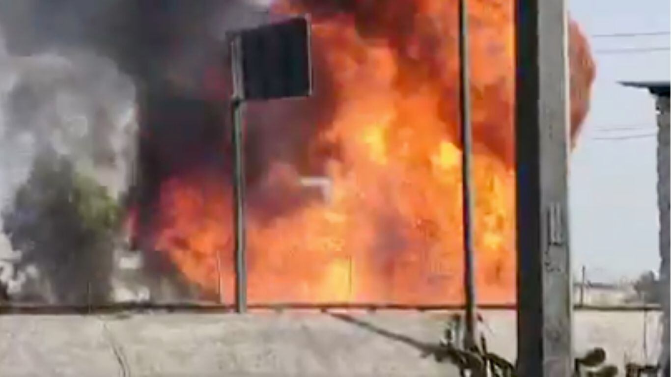 El incendió alertó a los cuerpos de emergencia en la Gustavo A. Madero