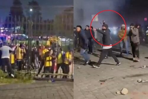 Video: Aficionados de Toluca agreden a fans del América durante serenata; reportan heridos