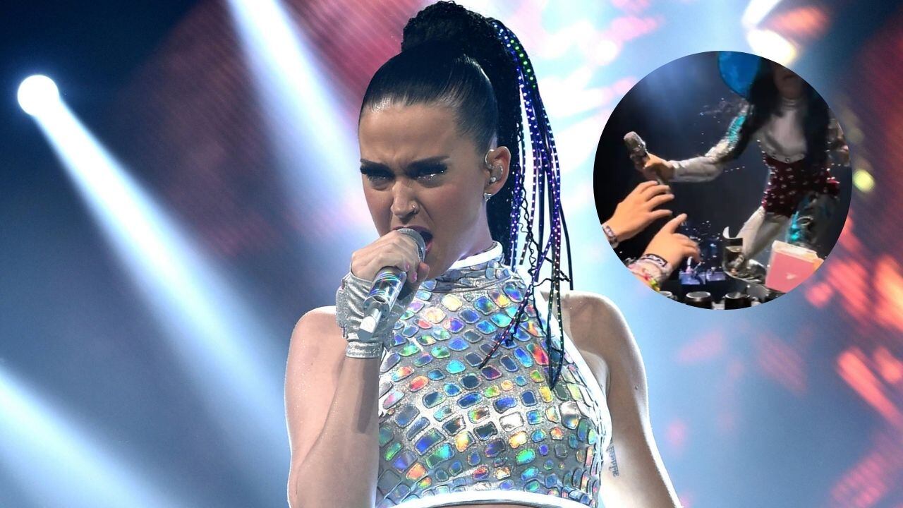 La cantante rechazó un muñeco que le pretendía regalar un fan.