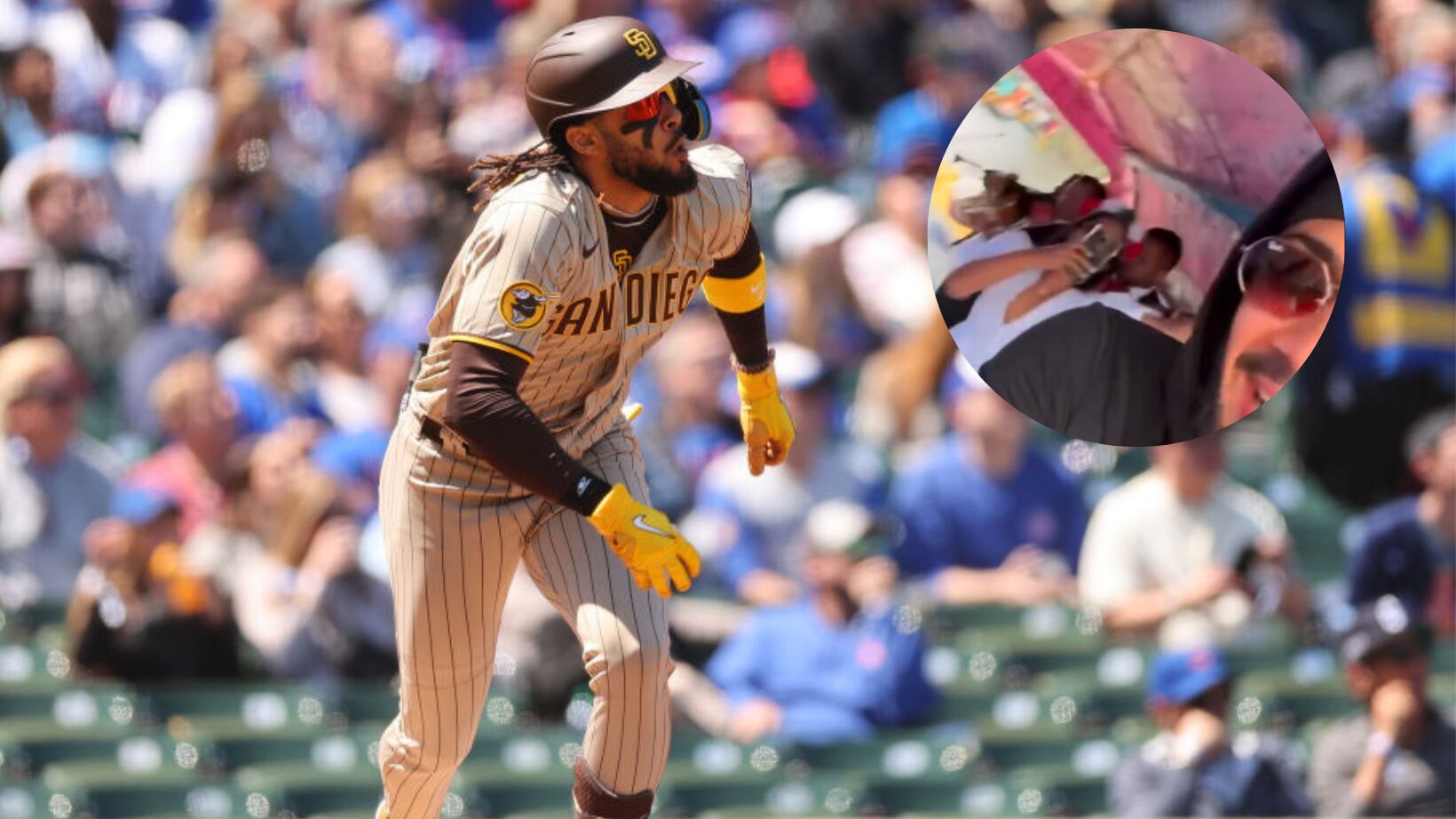 Fernando Tatís Jr. bailó y cantó al ritmo de La Chona.