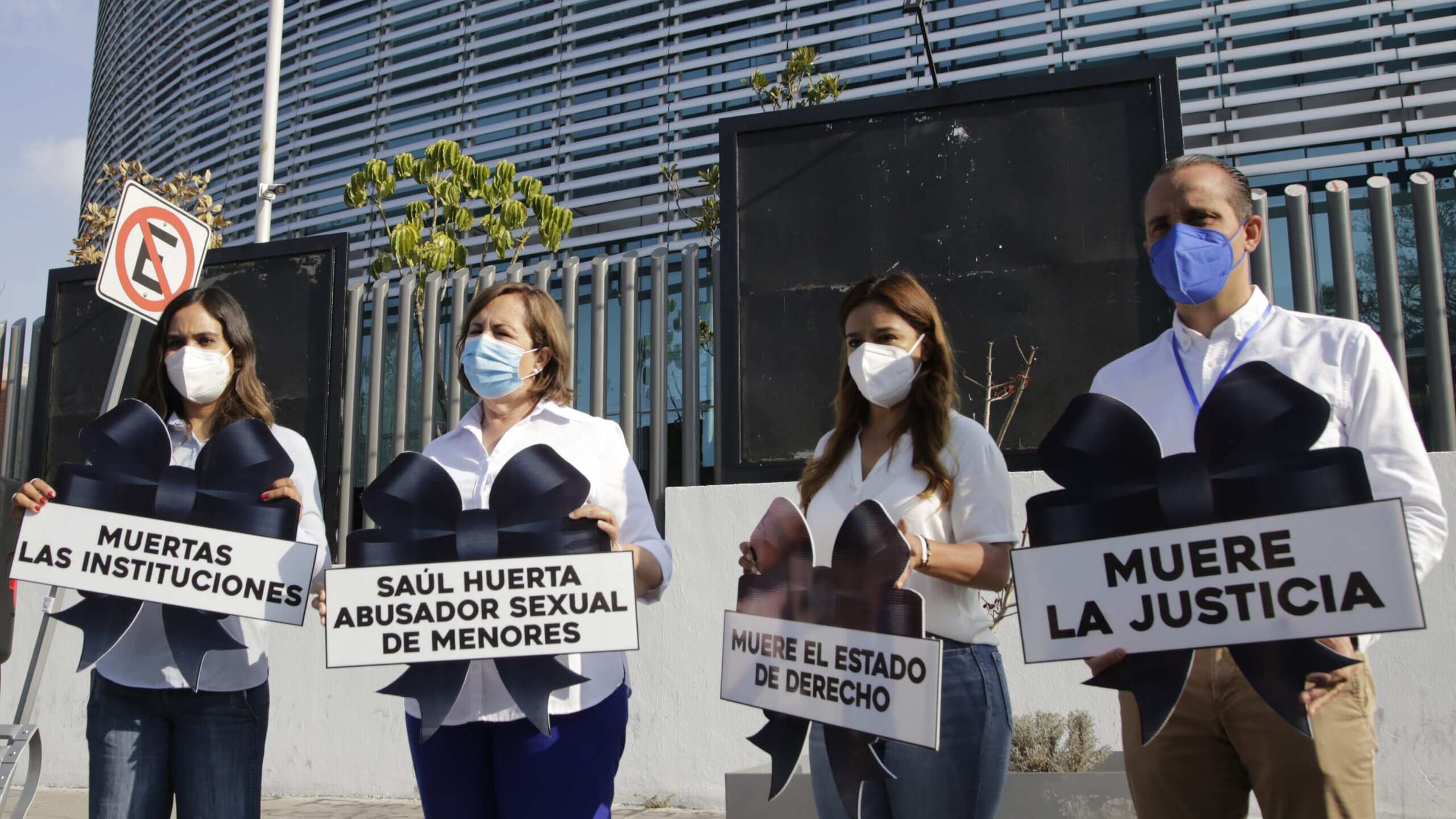 Candidatos de Va Por México exigen castigo por abusos del diputado Saúl Huerta