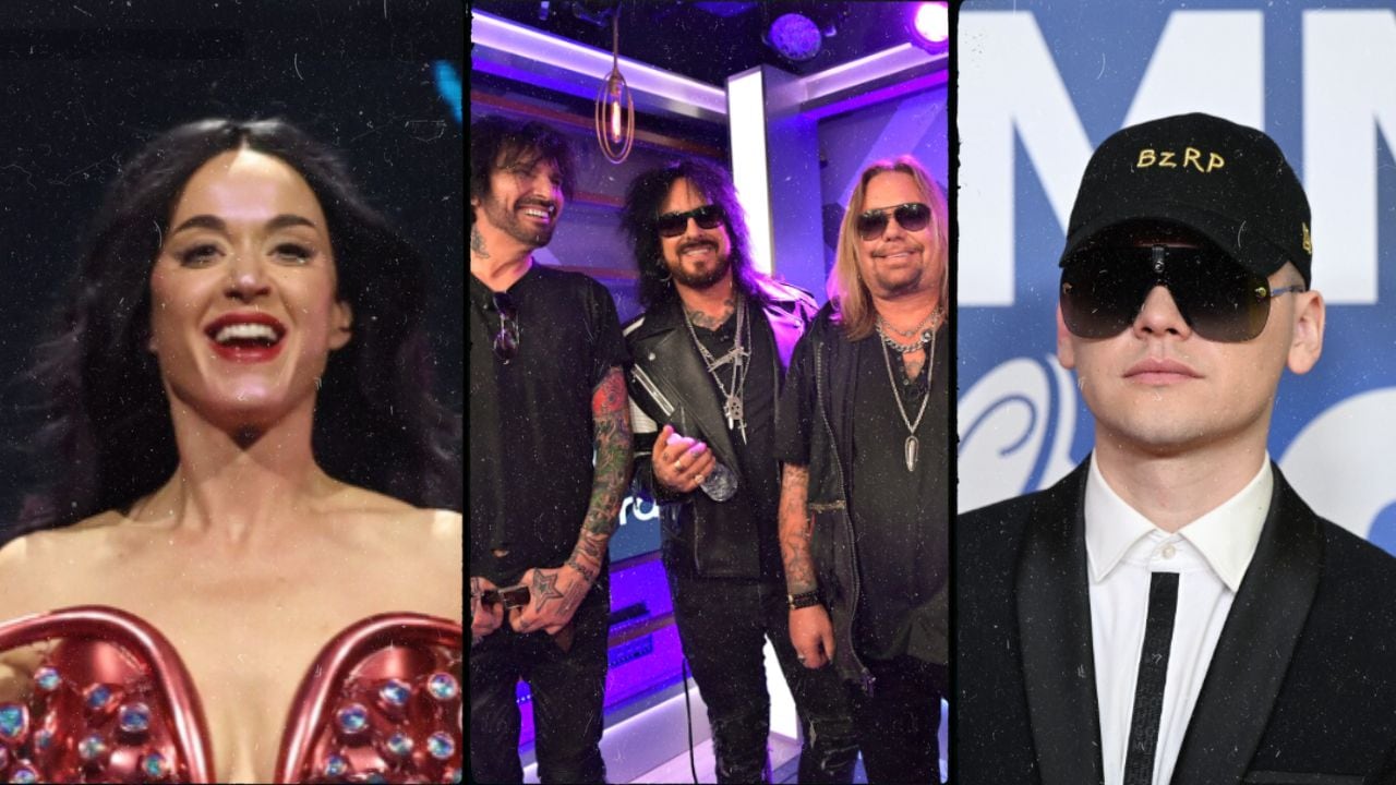 Katy Perry, Mötley Crüe y Bizarrap