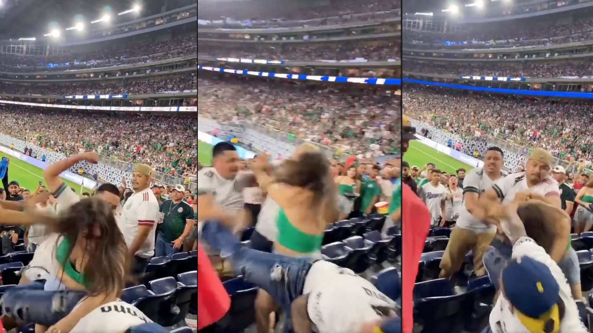 México vs. Honduras - Golpiza