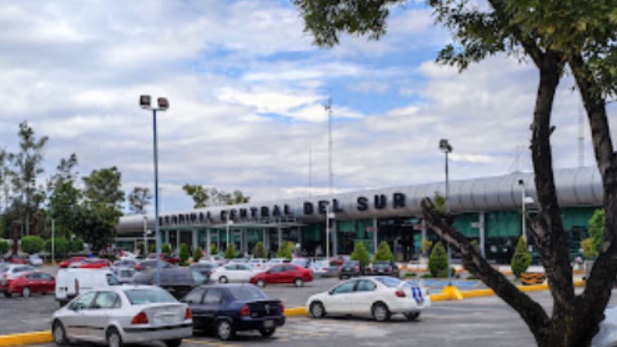 Central de autobuses del sur/ terminal Taxqueña.