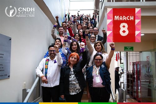 “Los derechos de las mujeres no fueron un regalo del poder”: CNDH lanza mensaje en pleno 8M