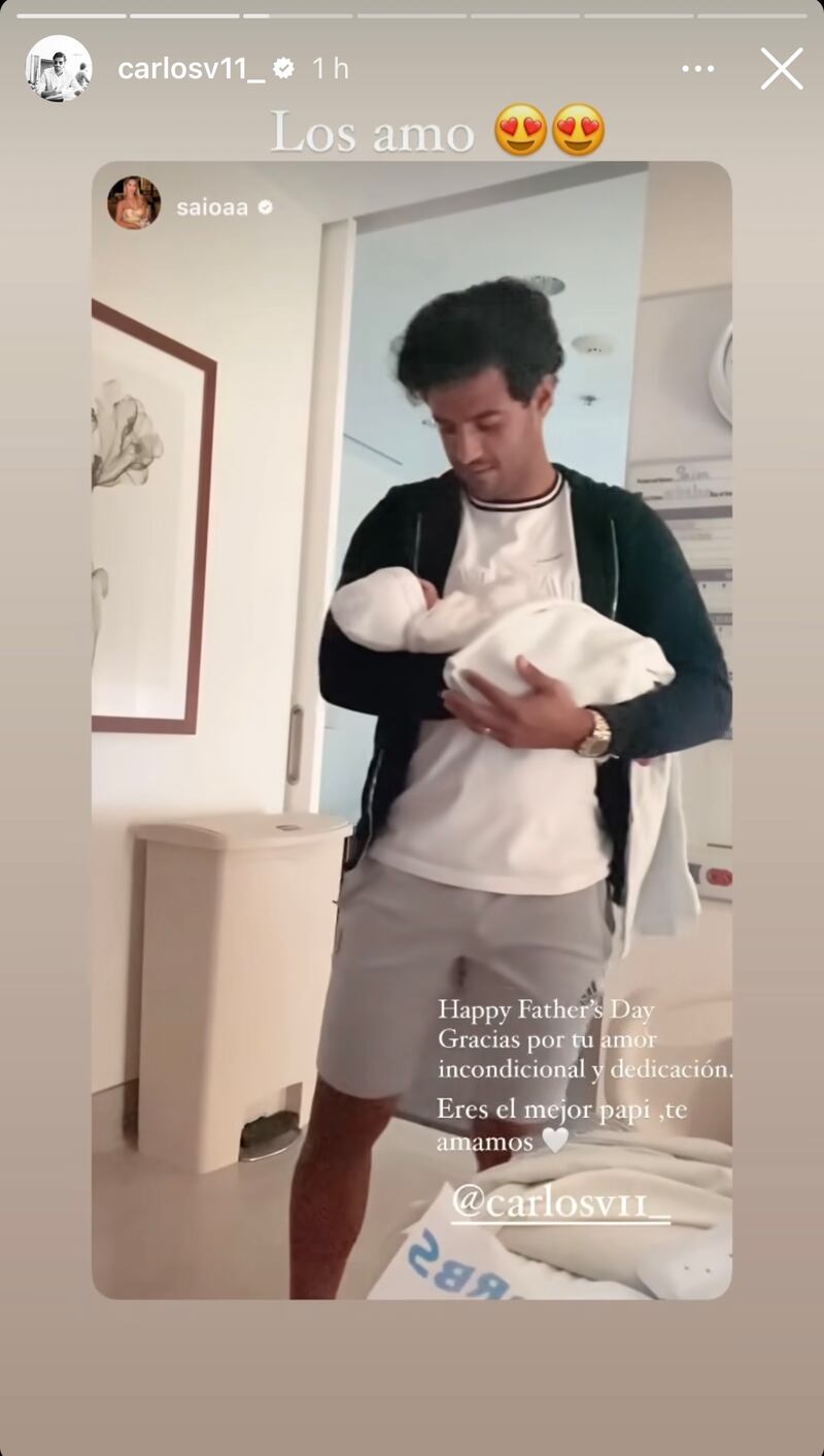 Carlos Vela es felicitado por su esposa a través de redes sociales. Imagen: @carlosve11_.