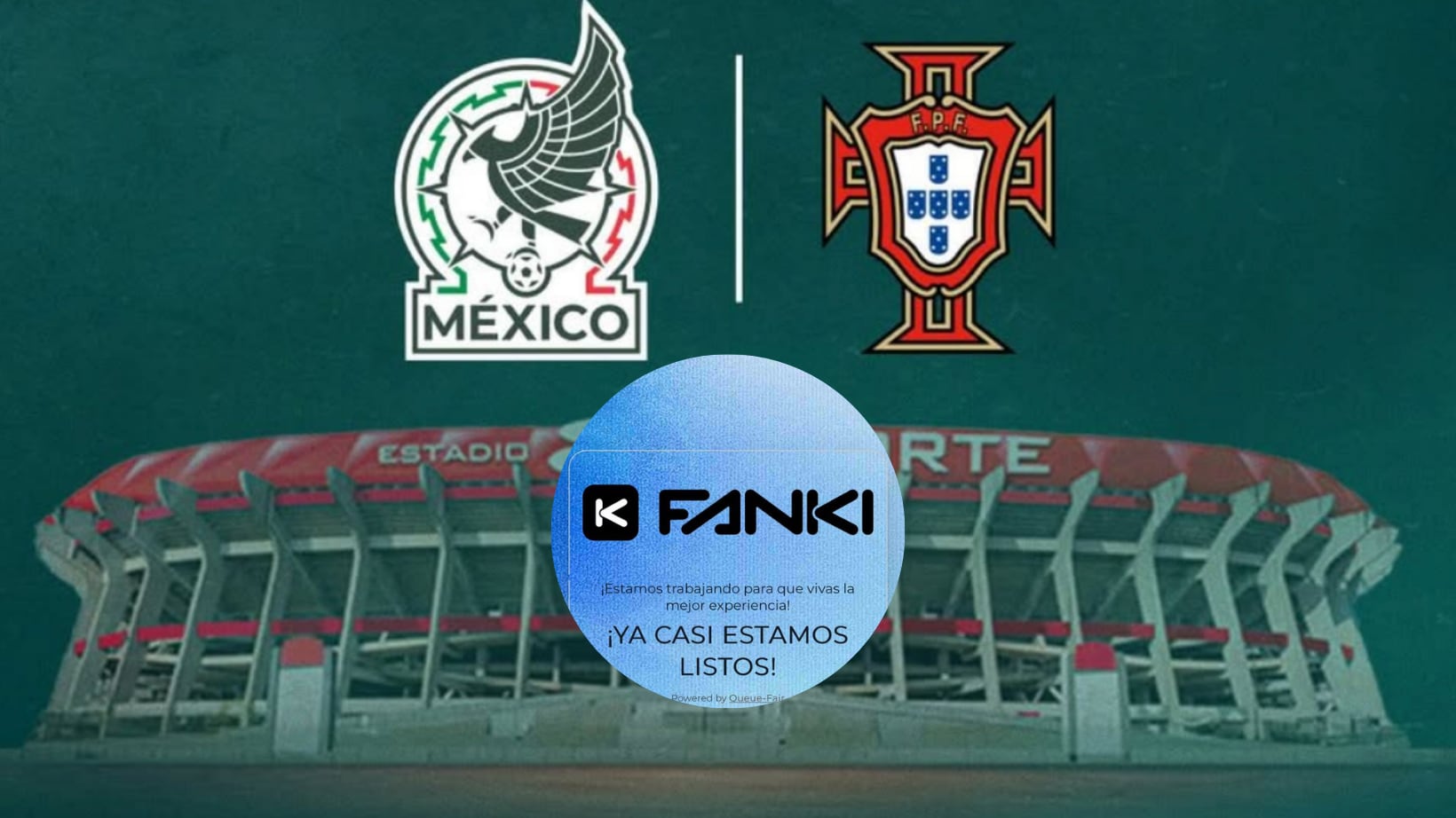 Sitio de venta de boletos para el México vs. Portugal colapsó.