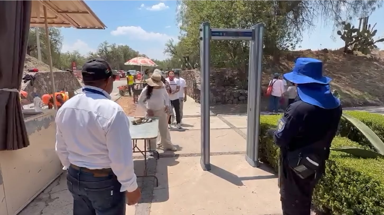 Teotihuacán refuerzan las seguridad en accesos