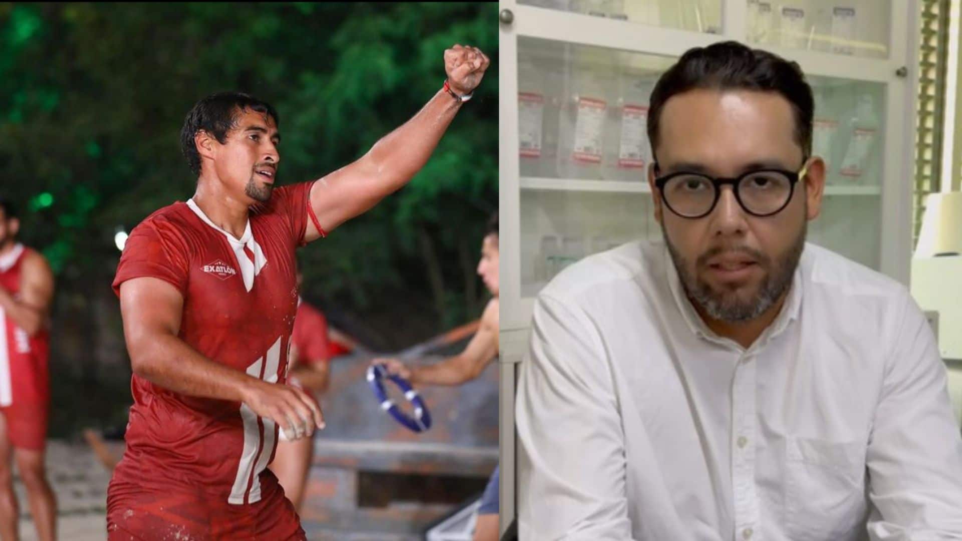 Lesión Pato Araujo en Exatlón México