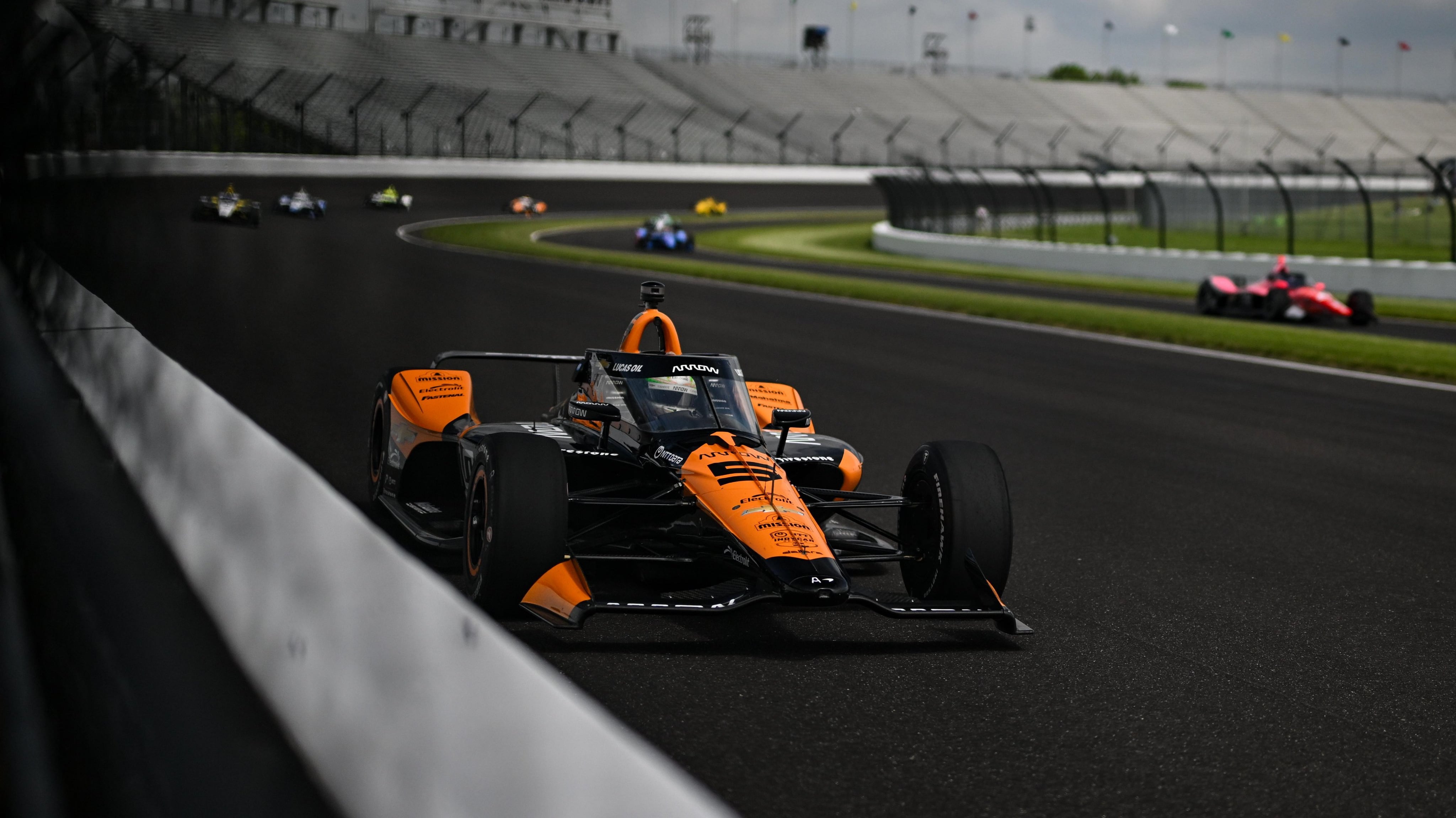 Pato O'Ward se luce en practicas del las 500 millas de Indianápolis