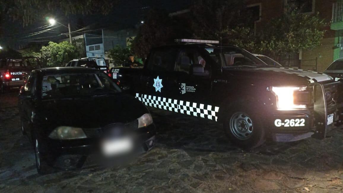 La persecución terminó en calles de la colonia Santa Rosa de Guadalajara.