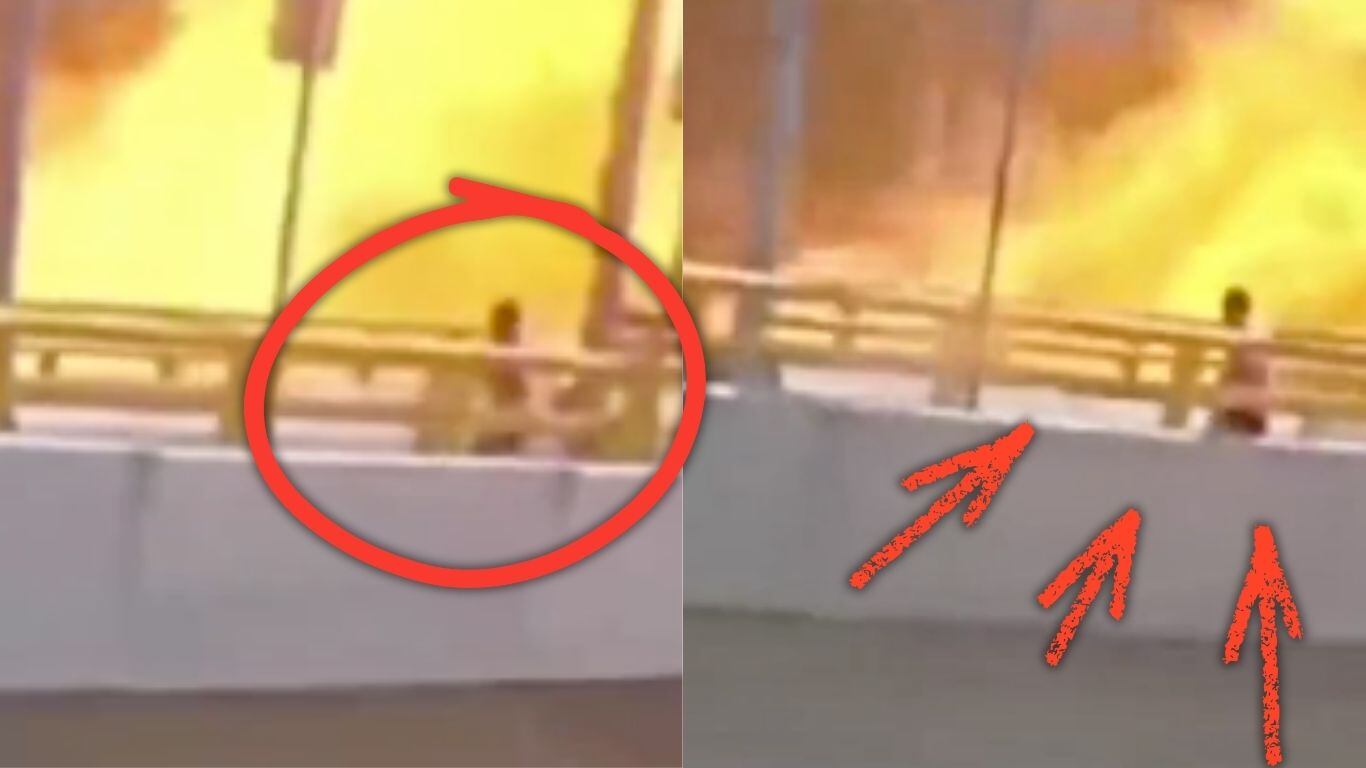 Pipa de gas explota en puentes de La Concordia