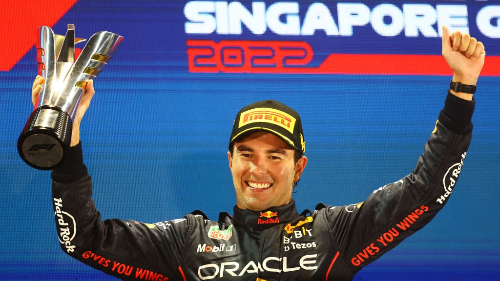 Checo Pérez gana el GP de Singapur