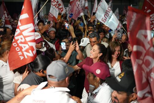 Sheinbaum pide voto masivo en Guanajuato; acusa de bajos salarios y poca educación al PAN