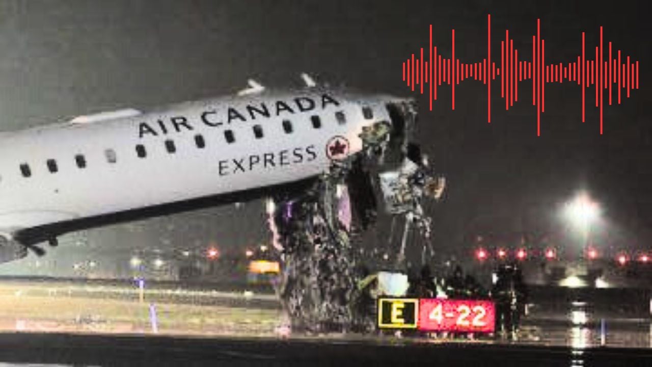Audio revela los angustiantes segundos previos al choque entre avión y un camión que dejó dos muertos en LaGuardia