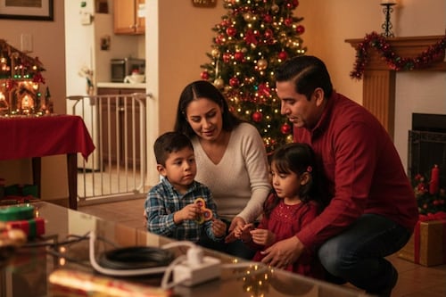 Niños, los más afectados: llaman a prevenir quemaduras por pirotecnia y velas en diciembre