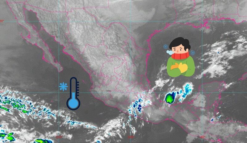 Frente frío 23 congelará a México a días de Navidad con temperaturas de hasta menos 10 grados