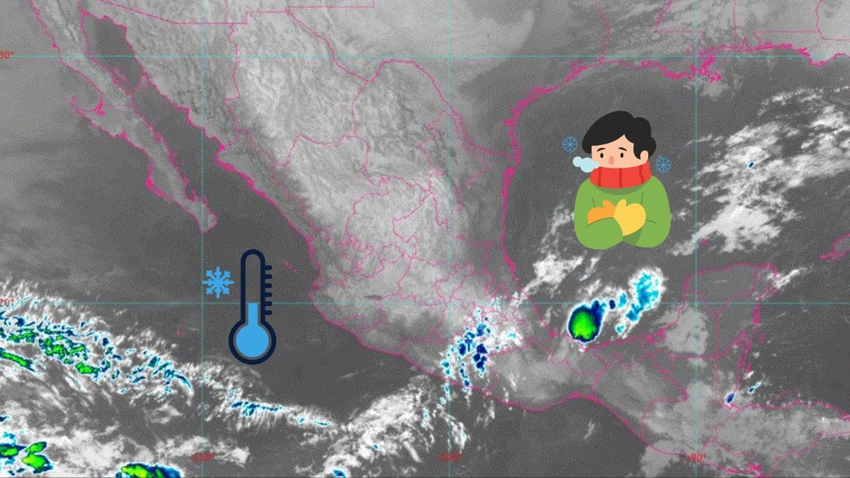 Frente frío 23 congelará a México a días de Navidad con temperaturas de hasta menos 10 grados
