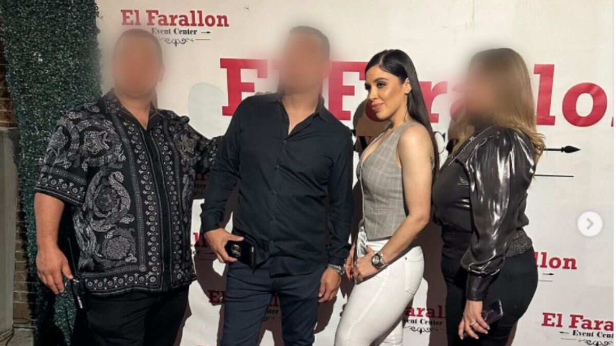 Primera fiesta de Emma Coronel, esposa de El Chapo,tras quedar en libertad