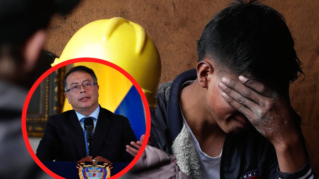 Presidente de Colombia, Gustavo Petro, envió "abrazos de solidaridad" a familiares de mineros fallecidos
