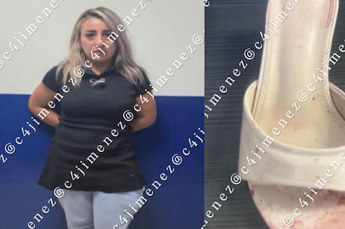 Mujer agarra a su esposo a taconazos; le rompe la cabeza y acaba arrestada en Iztapalapa