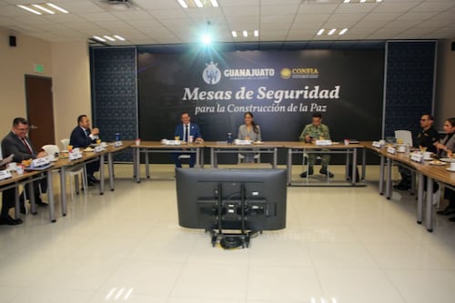 Fortalece estrategia Guanajuato: Mesa de Seguridad revisa operativos y coordinación interinstitucional