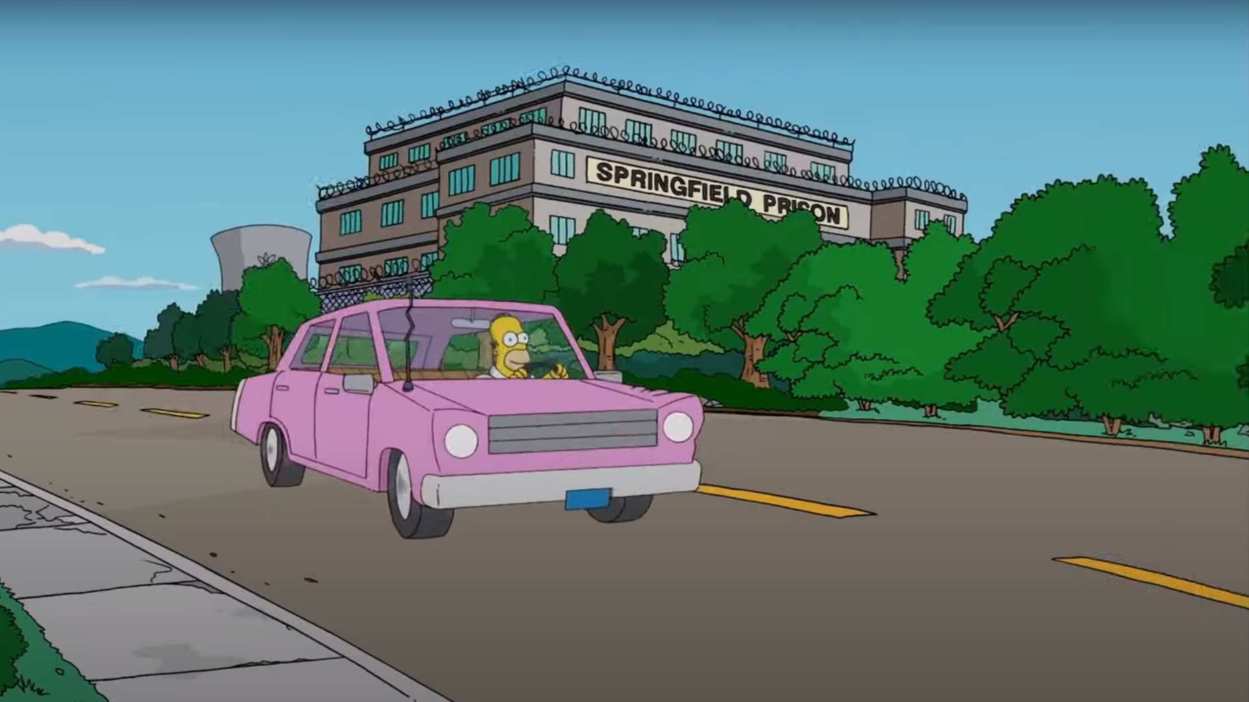 homero simpson coche