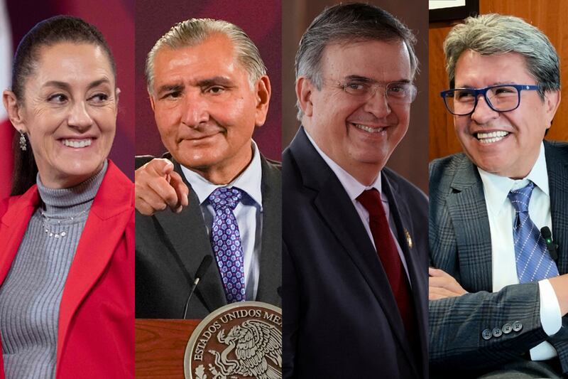 Aspirantes a la candidatura presidencial por el partido MORENA