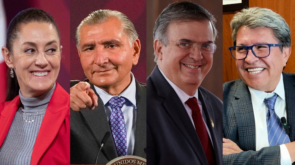 Aspirantes a la candidatura presidencial por el partido MORENA
