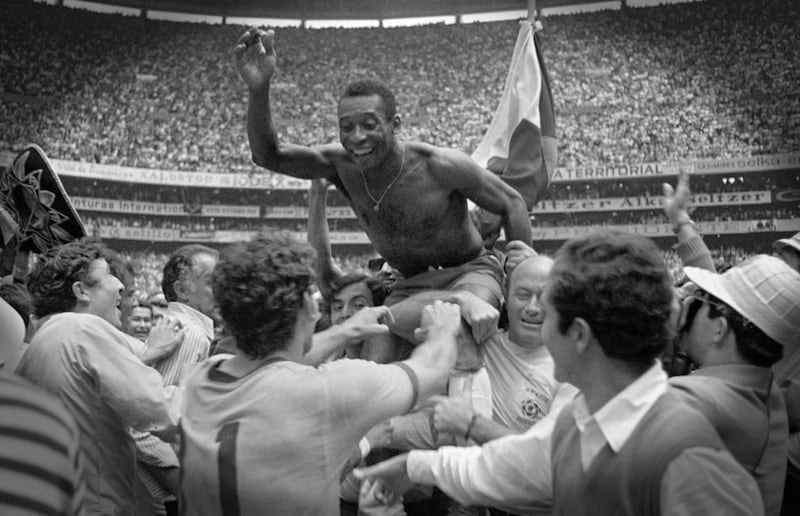 Pelé fue campeón en el Mundial de México en 1970