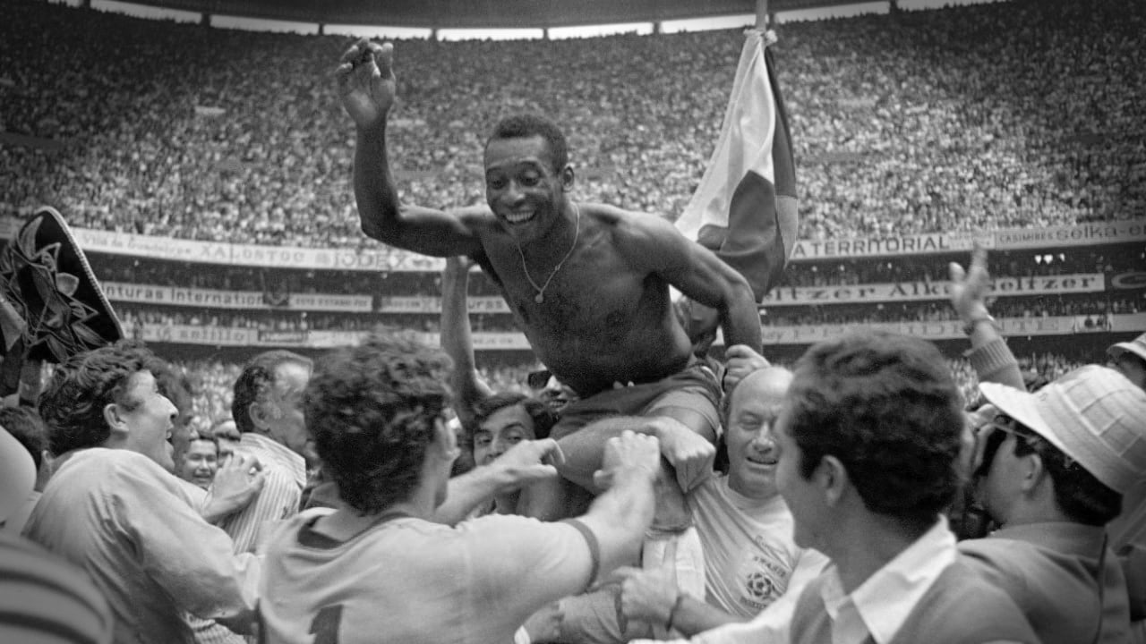 Pelé fue campeón en el Mundial de México en 1970