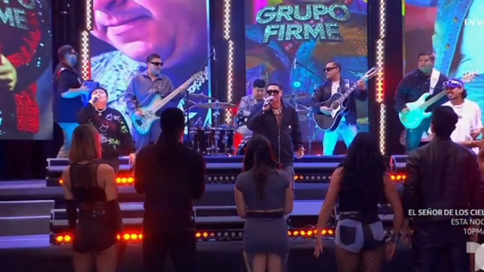 La banda musical sorprendió a los participantes del reality show