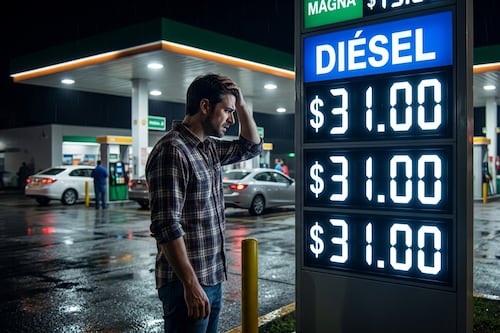Prometieron 27, arranca en 31 pesos: así inicia mayo el diésel