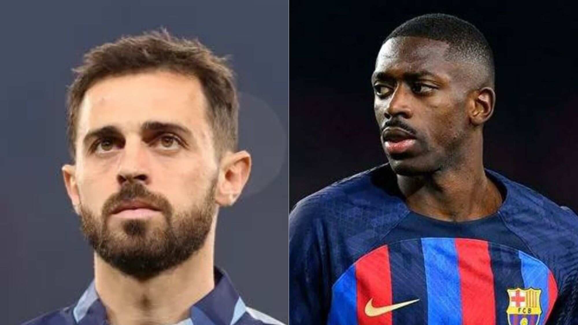 Dembele Bernardo Silva Barcelona