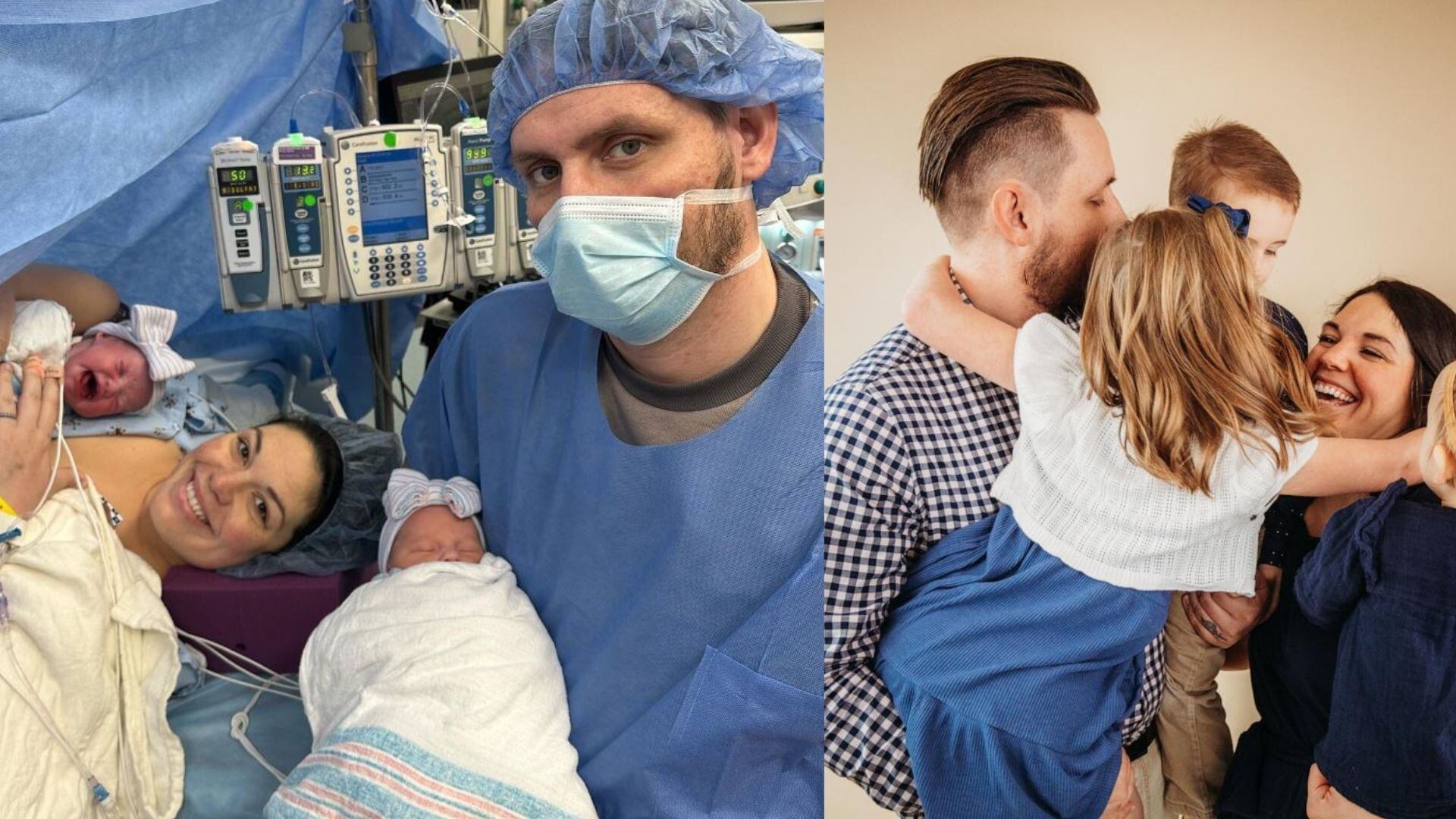 Al adelantarse los partos, la familia de ahora cinco hijos podrá celebrar las fiestas decembrinas en casa.