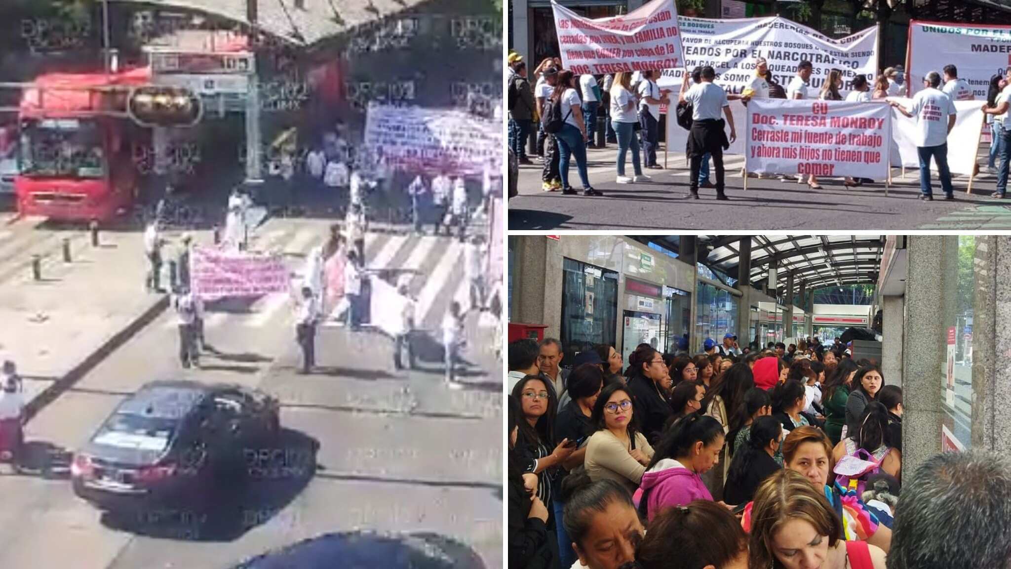 Bloqueo de madereros.