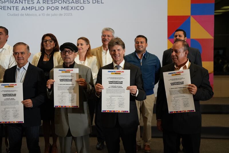 Aspirantes del Frente Amplio por México