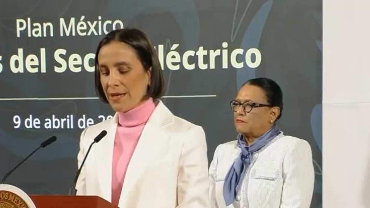 Rosa Icela sustituye a la presidenta y presentó a los invitados a la conferencia matutina